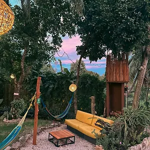 El Buho Eco-cabanas 3*, Bacalar Messico
